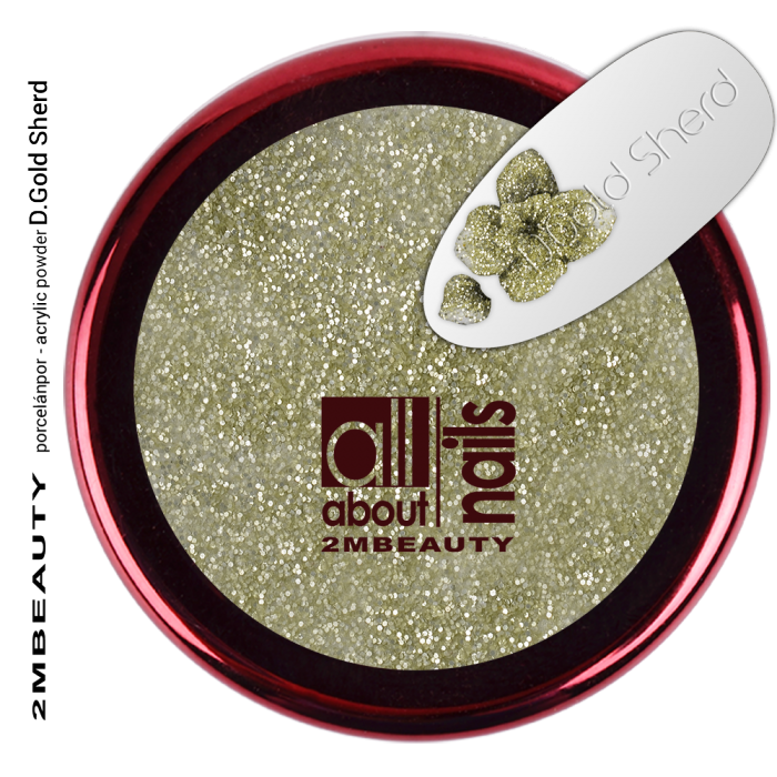 Porcelánpor - Diamond Gold Shred Porcelánpor - Diamond Gold Shred:
Átlátszó, építő porcelánpor arany gyémántszemcsékkel....
