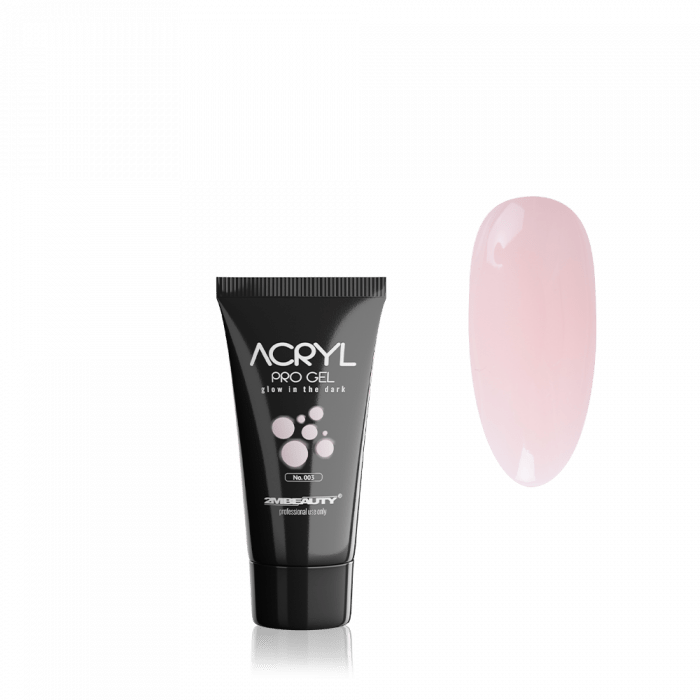 Acryl Pro Gel Glow In The Dark 003 Milky Pink:
 
Sötétben világítós acrylgel-ünk segítség...