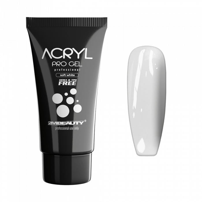 Acryl Pro Gel Soft White - HEMA Mentes Akrilzselé - Tubusos:
Soft White acrylgel-ünk HEMA mentes,...