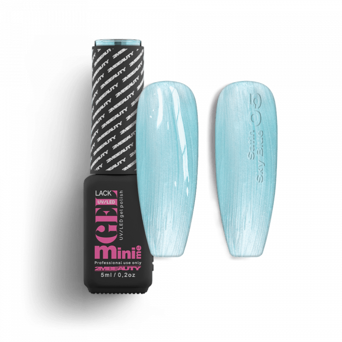 Gel Lack - Satin - 05 Sky Blue - HEMA Mentes