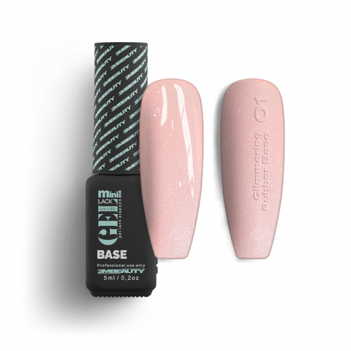 Gel Lack - Glimmering Rubber Base 01 - HEMA Mentes:
Közepesen sűrű, rendkívül rugalmas 2 az 1-...