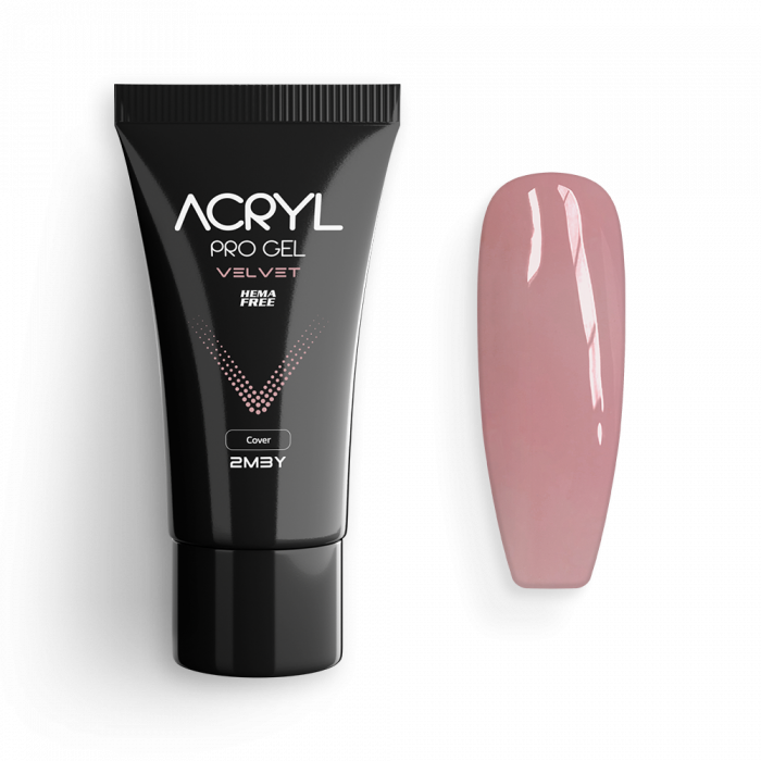 Acryl Pro Gel Velvet - Cover - HEMA Mentes Akrilzselé:
Cover acrylgel-ünk HEMA mentes, így nem ...