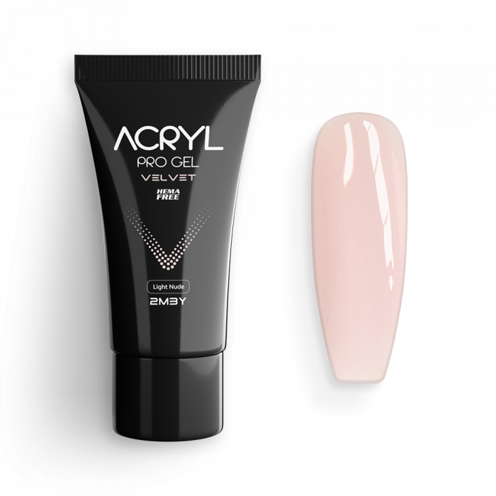Acryl Pro Gel Velvet - Light Nude - HEMA Mentes Akrilzselé Acryl Pro Gel Velvet - Light Nude - HEMA Mentes Akrilzselé:
Light Nude acrylgel-ünk HEMA mentes,...