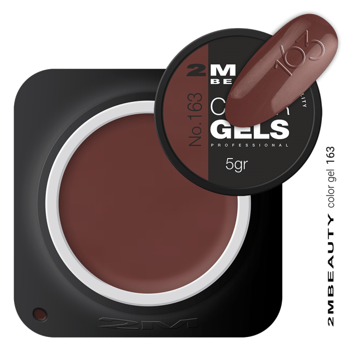 Színes Zselé - Matt 163 - HEMA Mentes: 
 
Mogyoróbarna színű matt color zselé, magas pigm...