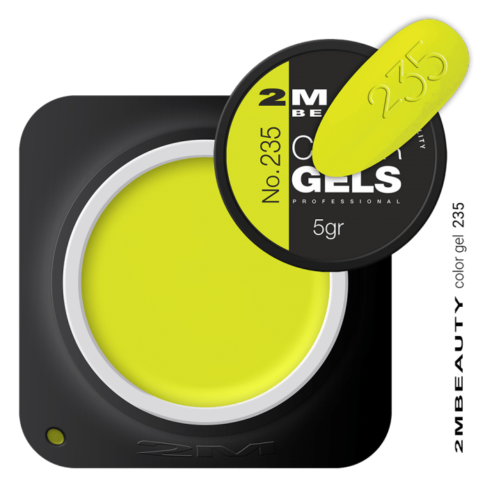 Színes Zselé - Neon 235 - HEMA Mentes: 
 
Neon sárga színű matt color zselé, magas pigme...