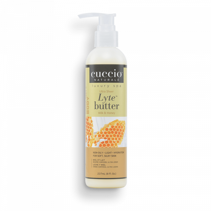 Cuccio Ultrakönnyű Testvaj Tejjel és Mézzel - Lyte Butter Ultra Sheer Milk & Honey:
Az ultr...