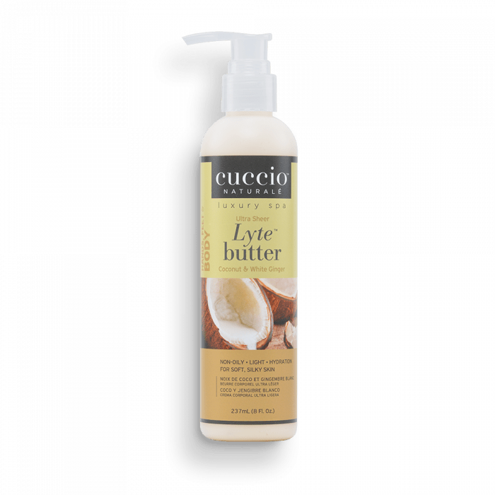 Cuccio Ultrakönnyű Testvaj Kókusszal és Fehér Gyömbérrel - Lyte Butter Ultra Sheer Coconut & White Ginger Cuccio Ultrakönnyű Testvaj Kókusszal és Fehér Gyömbérrel - Lyte Butter Ultra Sheer Coconut &a...