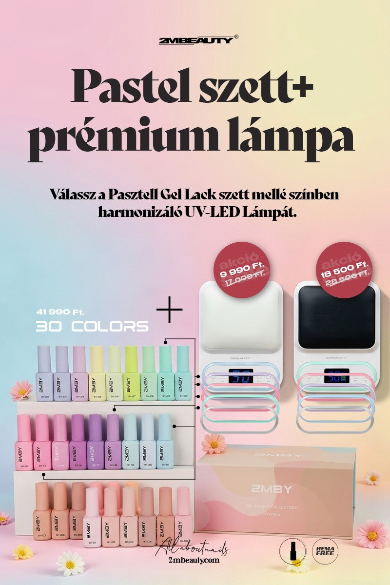 Gel Lack Szett Collection 1 Spring Pastel 30db
