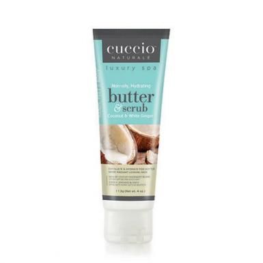 Cuccio Vajas testradír kókusz és gyömbér (Coconut & White Ginger Butter SCRUB): Radíroz és hidratál egyben